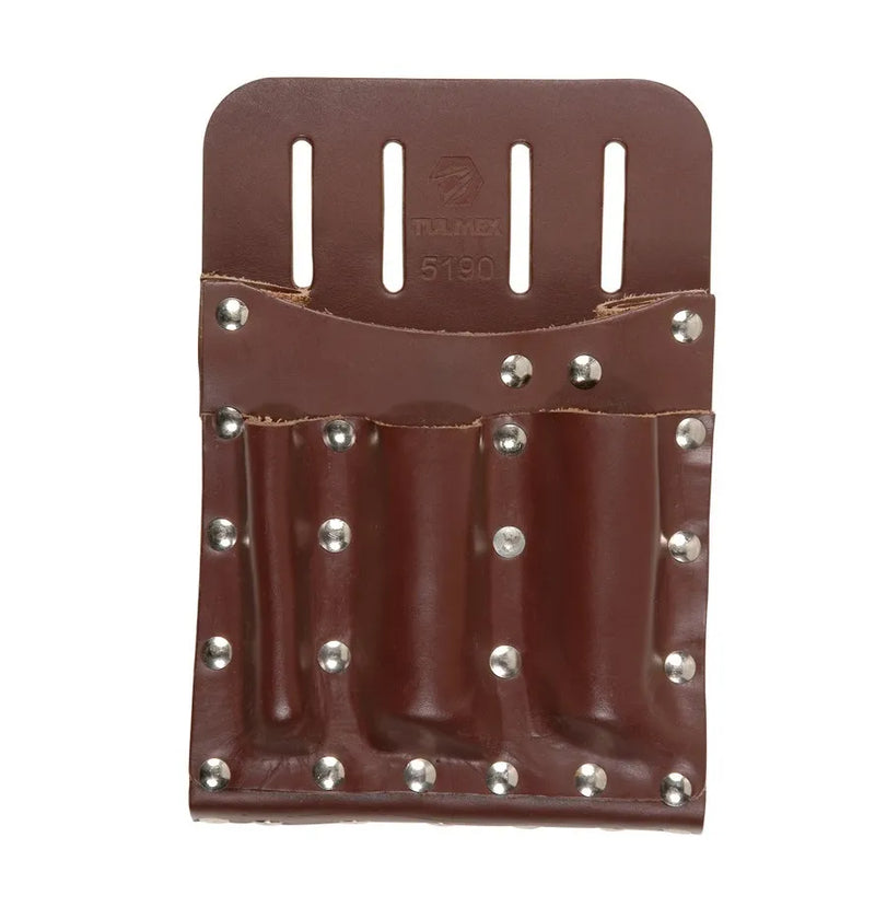 Portaherramientas de cuero 6 comp. (5190t) - TULMEX