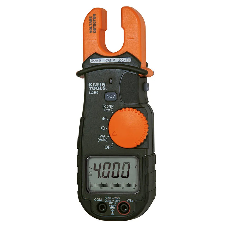 Amperimetro abierto 200a ac/dc (cl360) 1000V VDE - KLEIN TOOLS