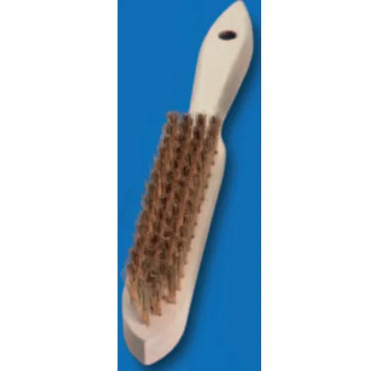 Escobilla alambre ac. 4 hileras c/mango (100.041) - LESSMANN