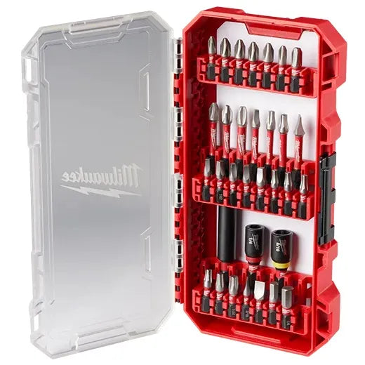 Jgo puntas atornillador impacto 32 piezas con adaptadores (MILWAUKEE0013) - MILWAUKEE