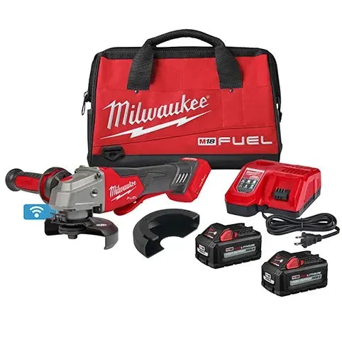 Esmeril angular 4 1/2" bateria m18 fuel con freno (MILWAUKEE0028) - MILWAUKEE