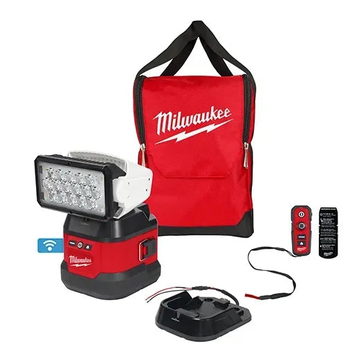 Lampara control remoto bateria con base m18 (MILWAUKEE0074) - MILWAUKEE