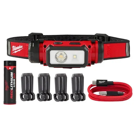 Linterna recargable de cabeza hd redlithium (MILWAUKEE0083) - MILWAUKEE