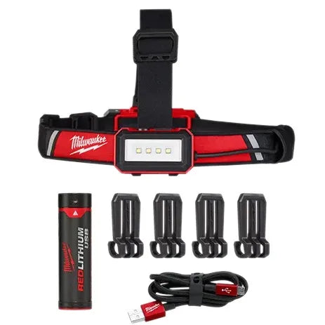 Linterna recargable de cabeza bajo perfil redlithium usb (MILWAUKEE0087) - MILWAUKEE