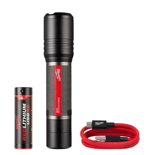 Linterna recargable foco deslizante 2000 lumen redlithium (MILWAUKEE0090) - MILWAUKEE