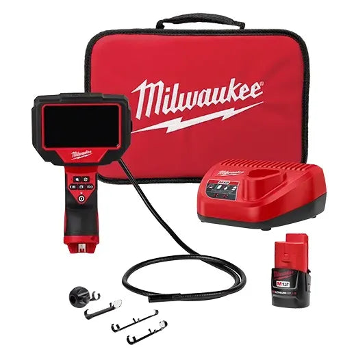CAMARA DE INSPECCION M-SPECTOR 360° PANTALLA 4 BATERIA M12 (2323-21) MILWAUKEE