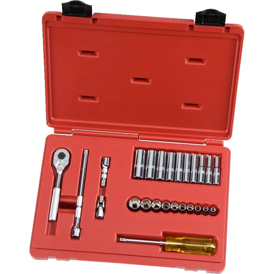 Jgo. dados []1/4" 3/16"-9/16"  25 pzas (j47118) - PROTO