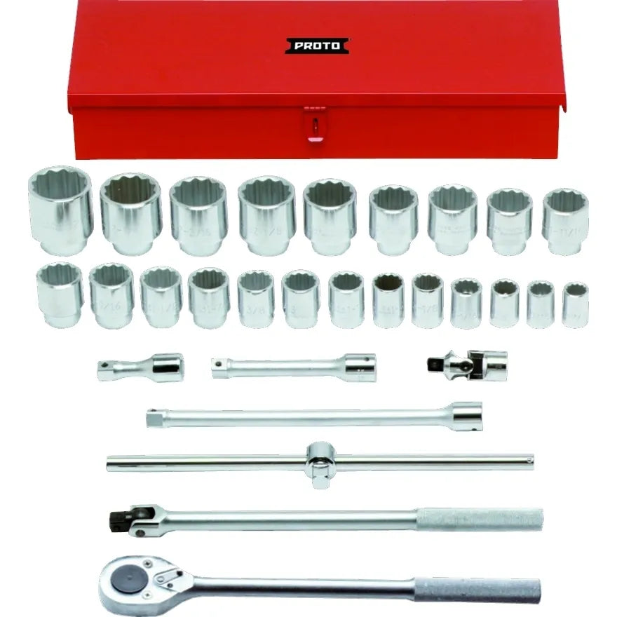 Jgo. dados []3/4"  7/8"-2.3/8"  29 pzas (j55104a) - PROTO