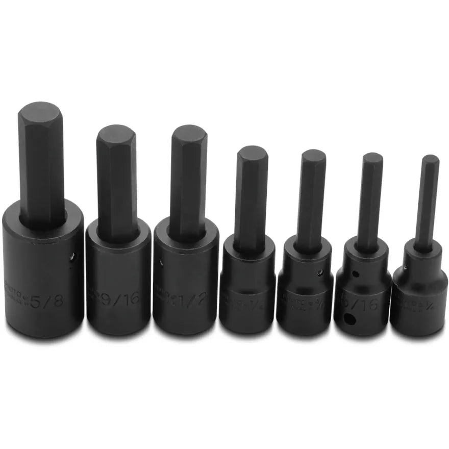Jgo. dados imp. allen 1/4"-5/8"  7 pz (j74152) - PROTO