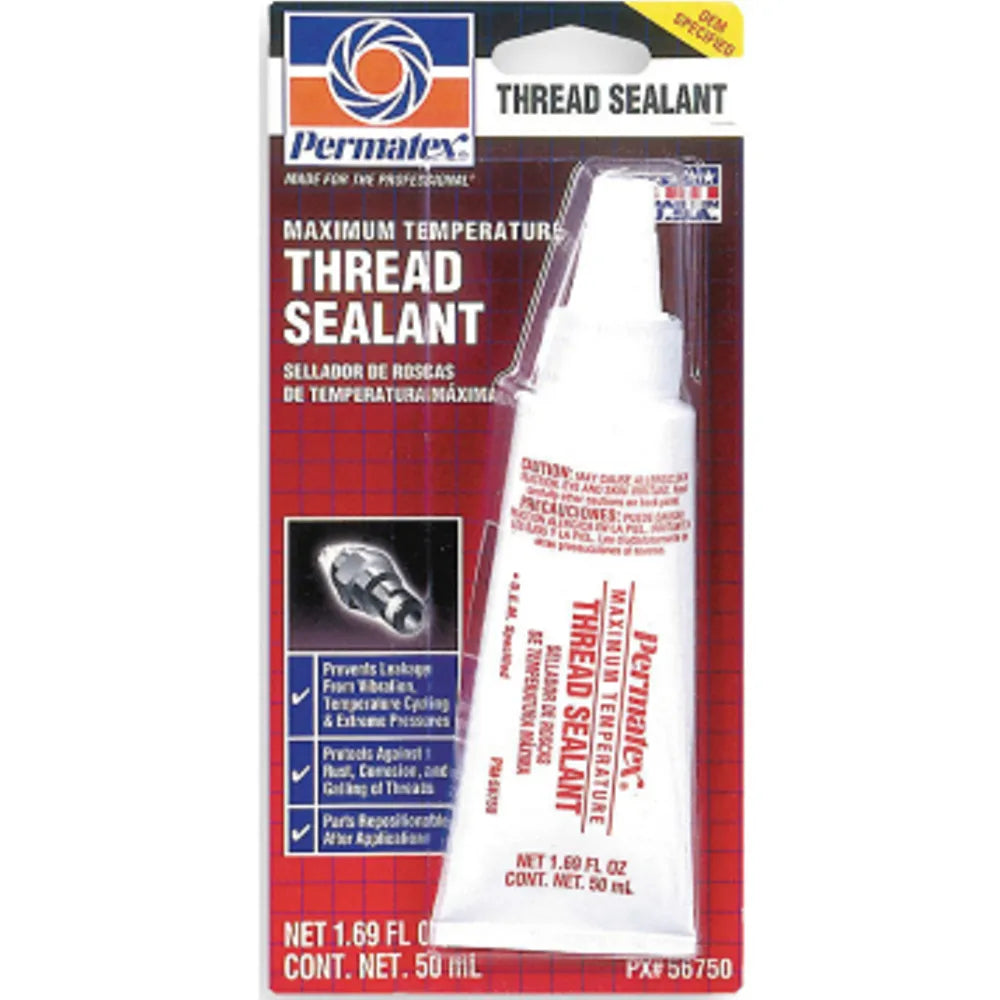 Sellador roscas ac. inox.  50 ml. (56750) - PERMATEX