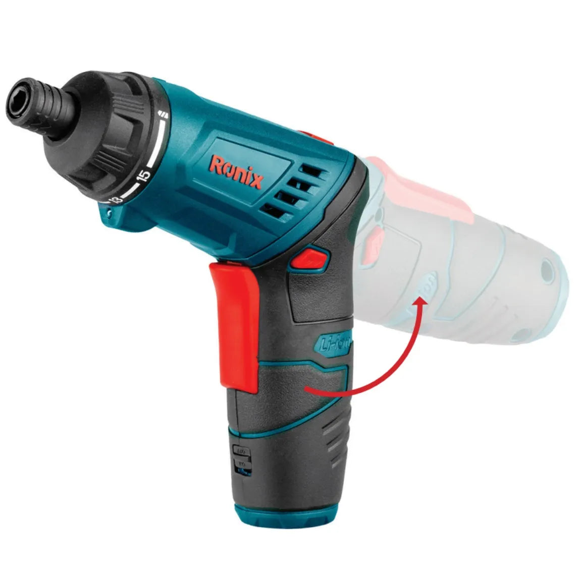 Destornillador a batería 1,5ah ronix 8530 (RONIX0096) - RONIX