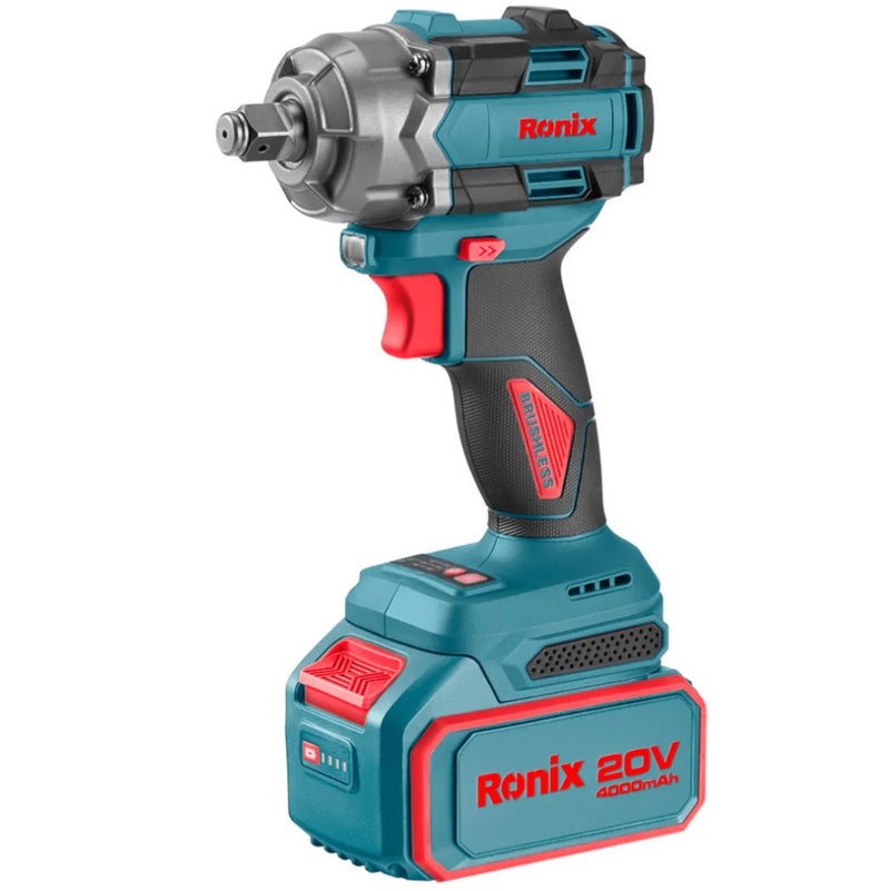 Llave de impacto inalámbrica ronix 8673 20v 1/2 pulgada (RONIX0103) - RONIX