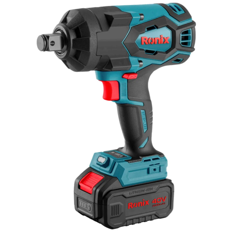 Llave de impacto inalámbrica ronix 8927-40v 1350n·m (RONIX0133) - RONIX