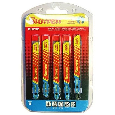 Kit 5 sierras bimetal 24dppx50 mm. (bu224) - STARRETT