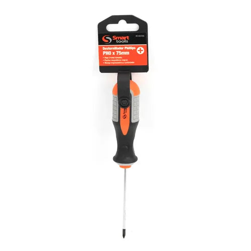 Destornillador phillips ph2x150mm m/plast. (6102085) - SMARTTOOLS