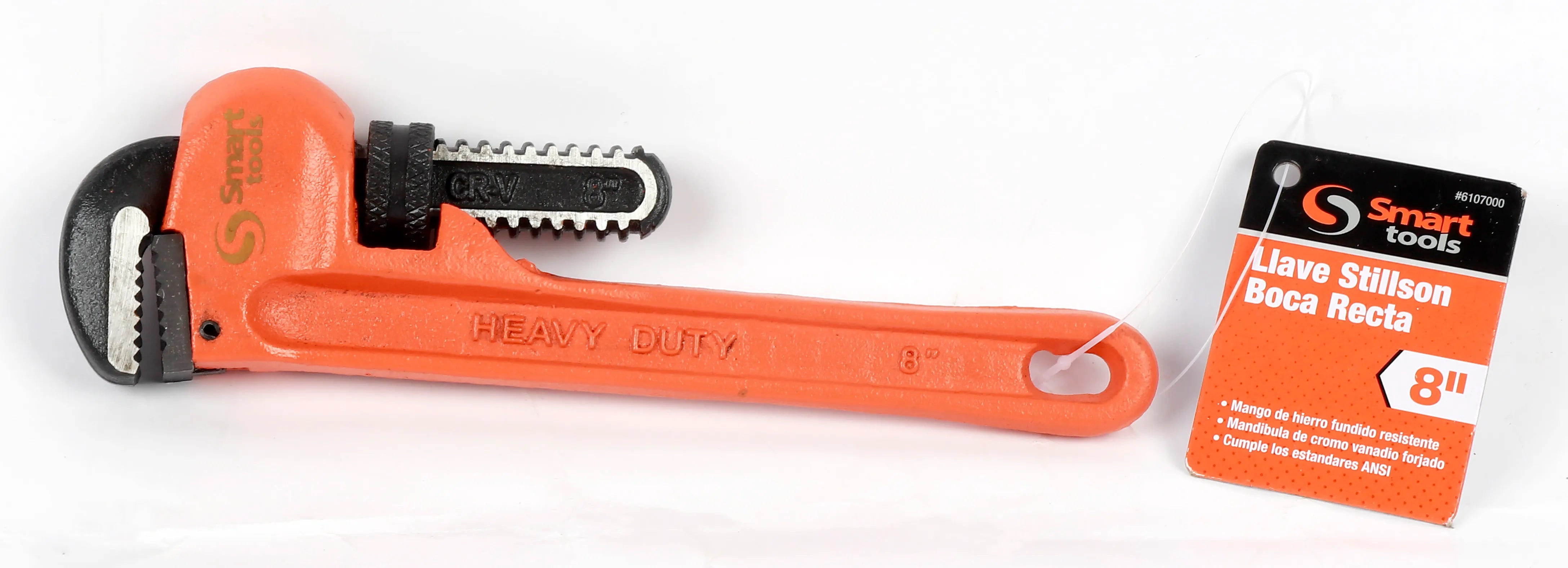 Llave stillson    8" t/ridgid (6107000) - SMARTTOOLS