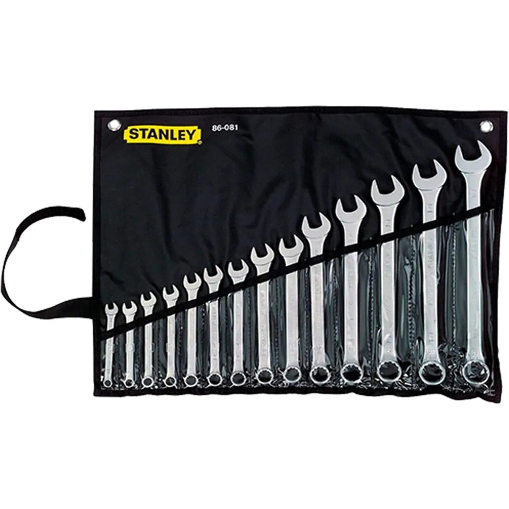Jgo. llaves pta-corona 3/8"- 1",11 pzas. (86-084) - STANLEY