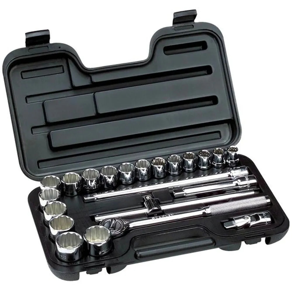 Jgo. dados []1/2" 12-30 mm., 23 pzas. (86-531) - STANLEY