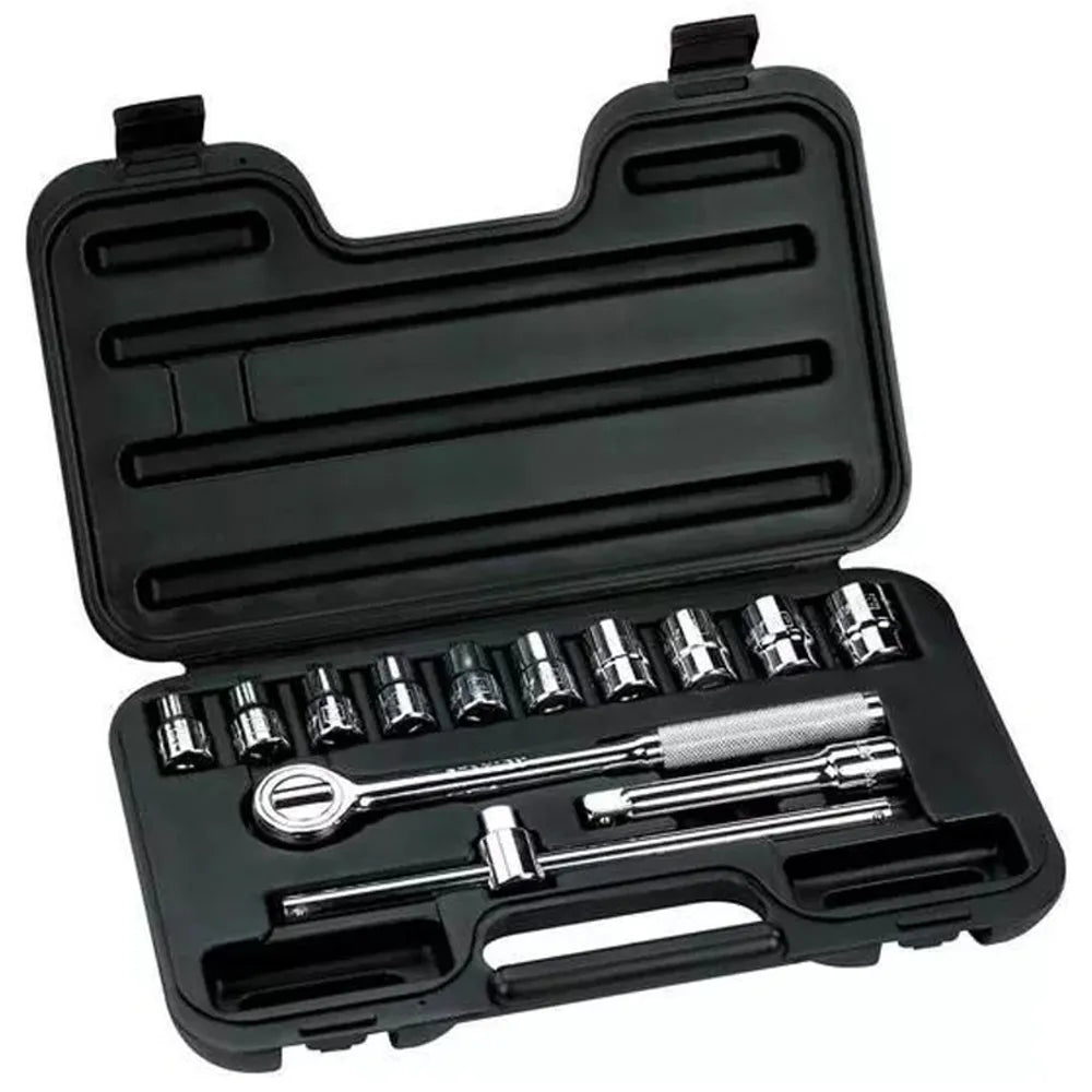 Jgo. dados []1/2"  3/8"- 1", 14 pzas. (86-503) - STANLEY