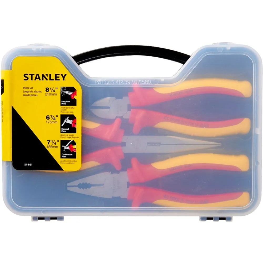 Jgo. 3 alicates de 1000v. electr. (84-011) - STANLEY