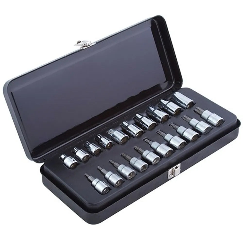 Jgo. dados torx [] 1/2" 20 pzs. (97-191) - STANLEY