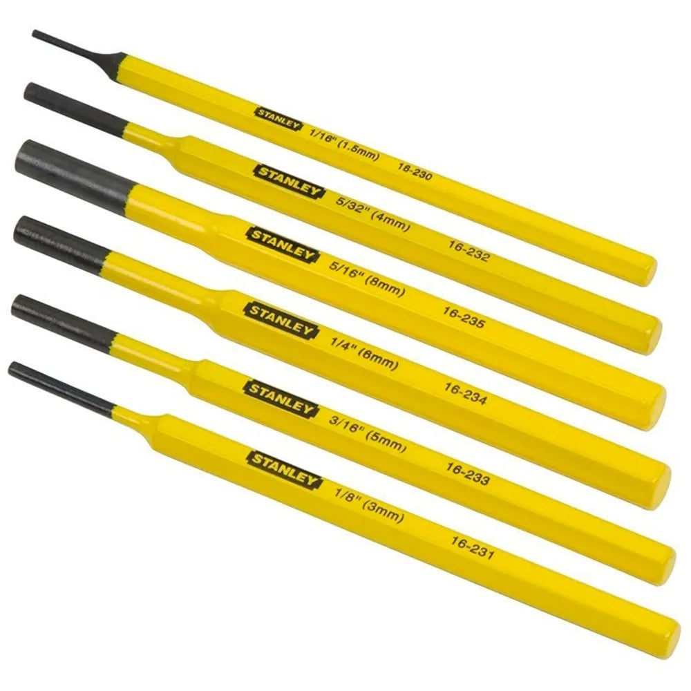 Jgo. de botadores 6  pzas. (16-226) - STANLEY