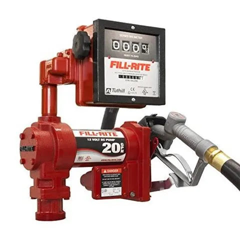Bomba 12v.,caudal 20 gpm. c/medidor (fr4211hl) - FILL