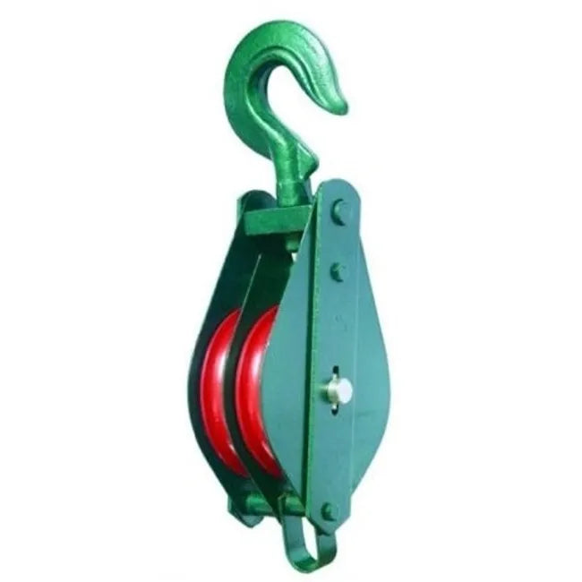 Roldana cable doble de 4" (vi-3212-4) - TAIWAN