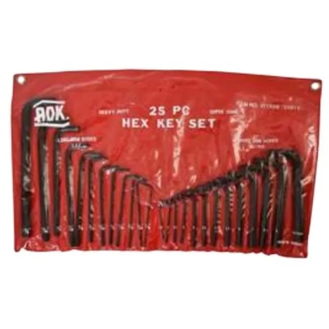 Jgo. llaves allen 25 pzas. combinado (vi-1208) - TAIWAN