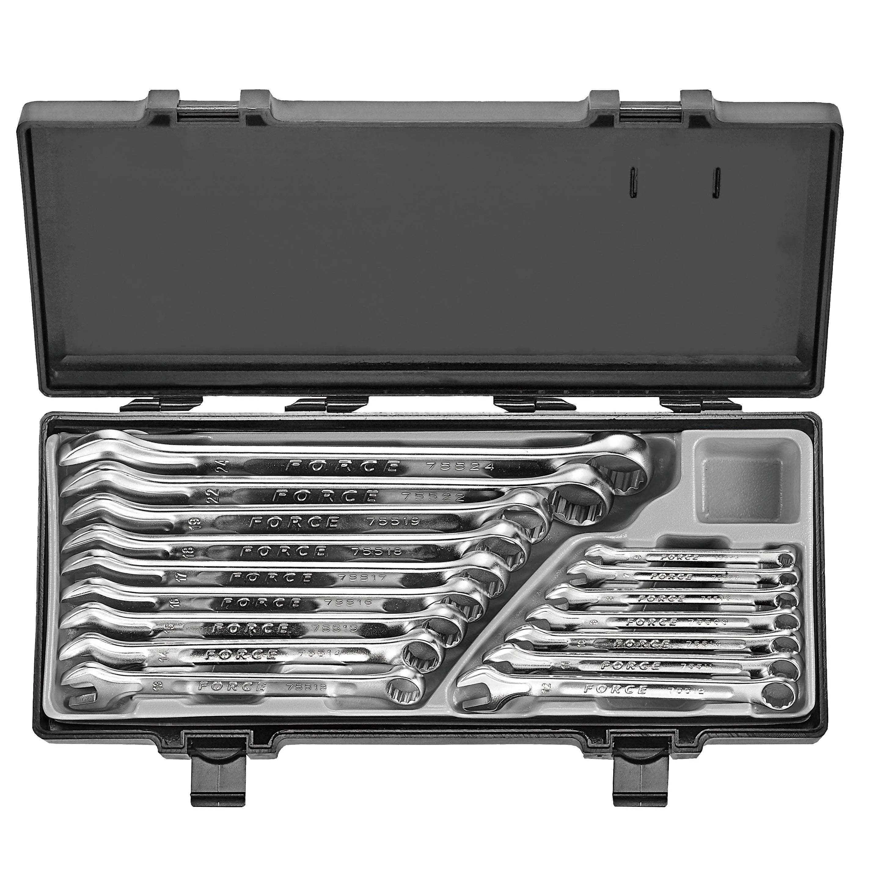 Jgo. llaves pta.-corona   6-24 mm. 16 pzs. (5161) - FORCE