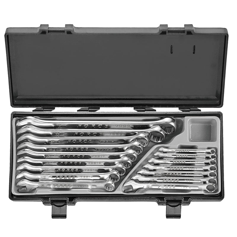 Jgo. llaves pta.-corona   6-24 mm. 16 pzs. (5161) - FORCE