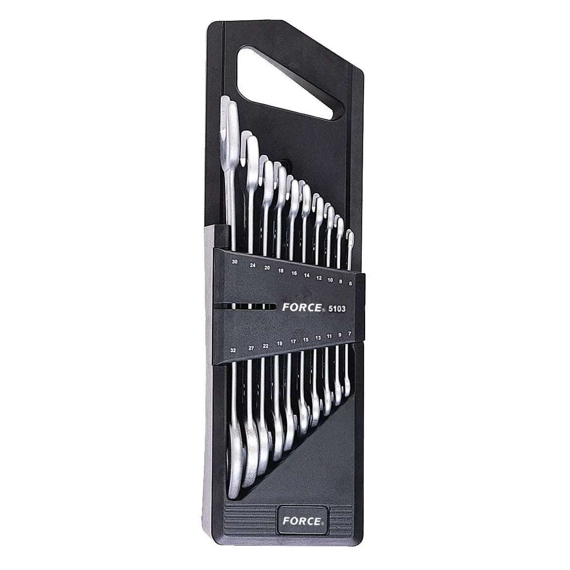 Jgo. llaves pta.-pta. 1/4"-1.1/4",10 pzs. (5103s) - FORCE