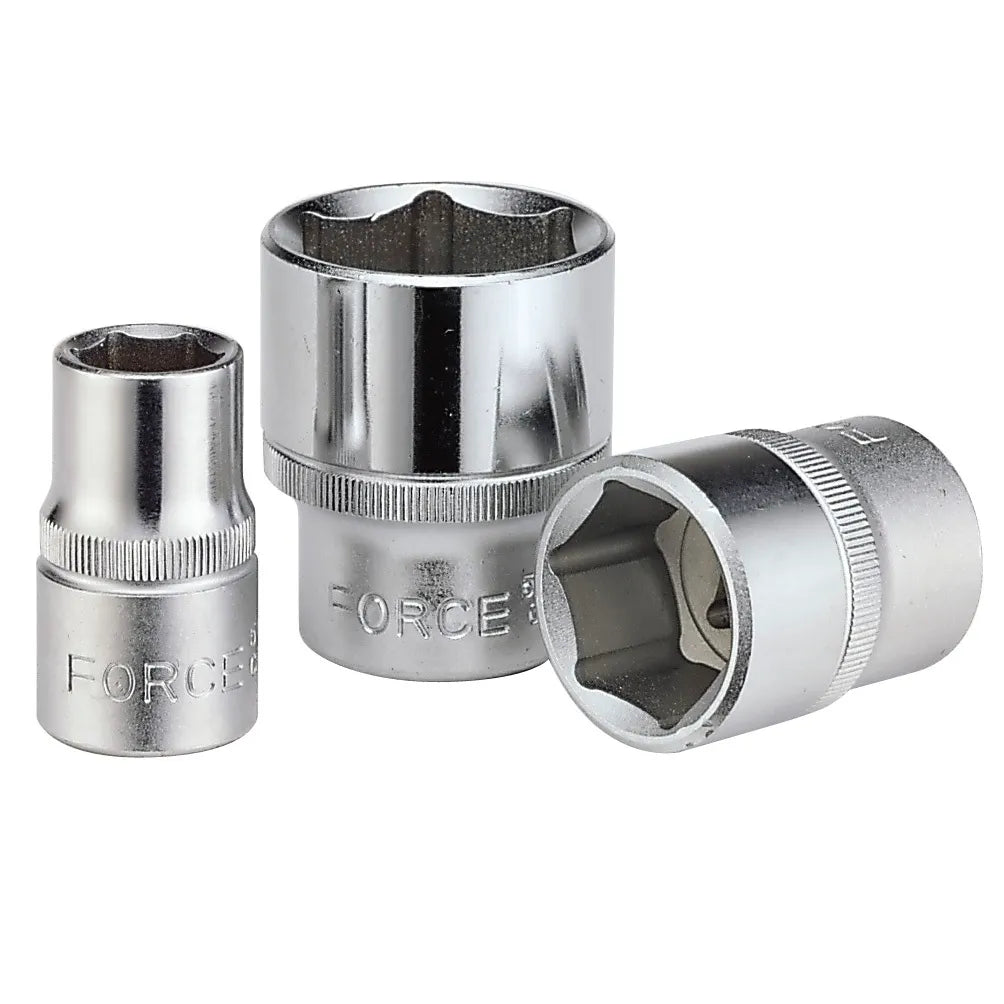Dado []1/2" de  19 mm. hexagonal (54519) - FORCE
