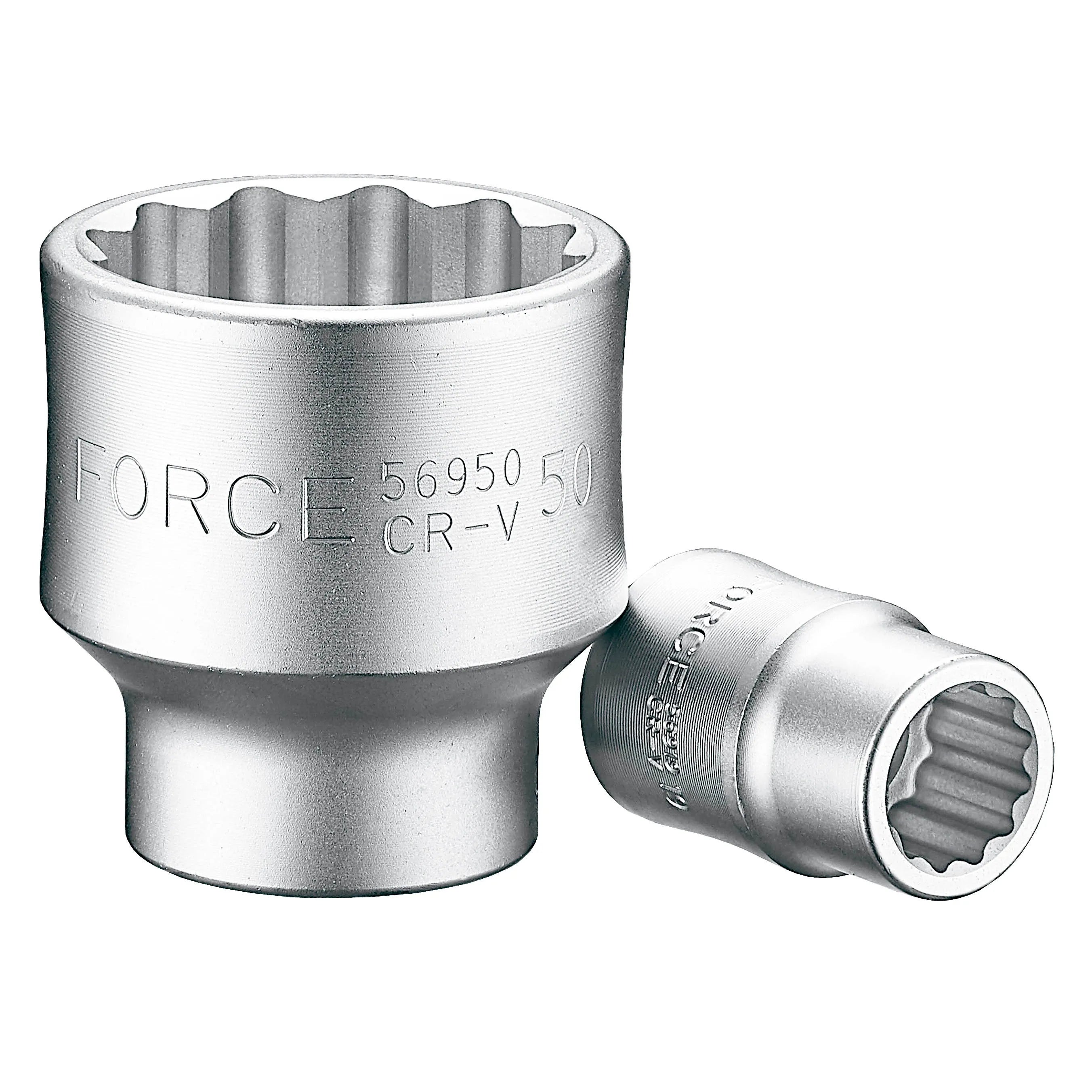 Dado []1" de 65 mm. poligonal (58965) - FORCE