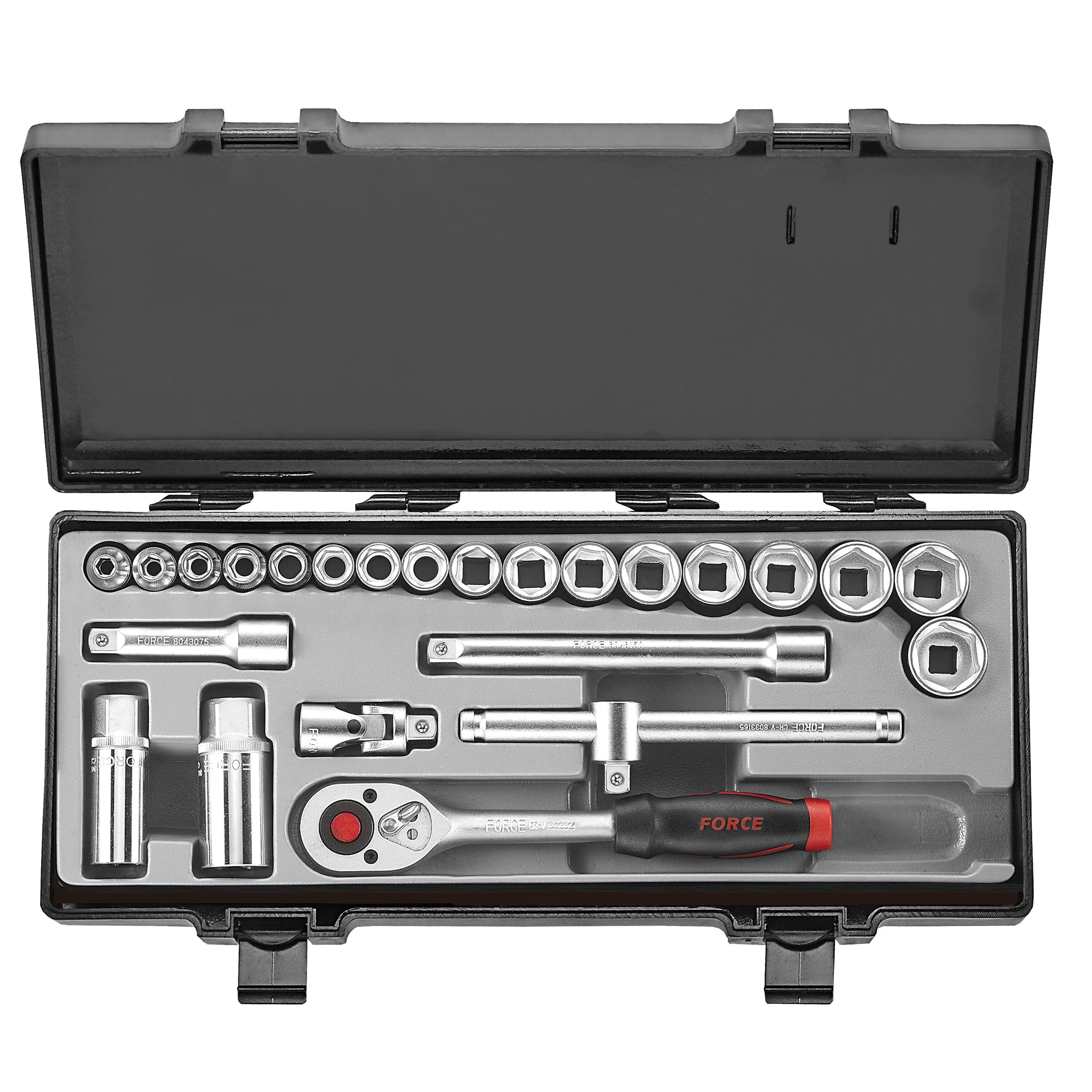 Jgo. dados []3/8" 6-22 mm. (3251-5) - FORCE