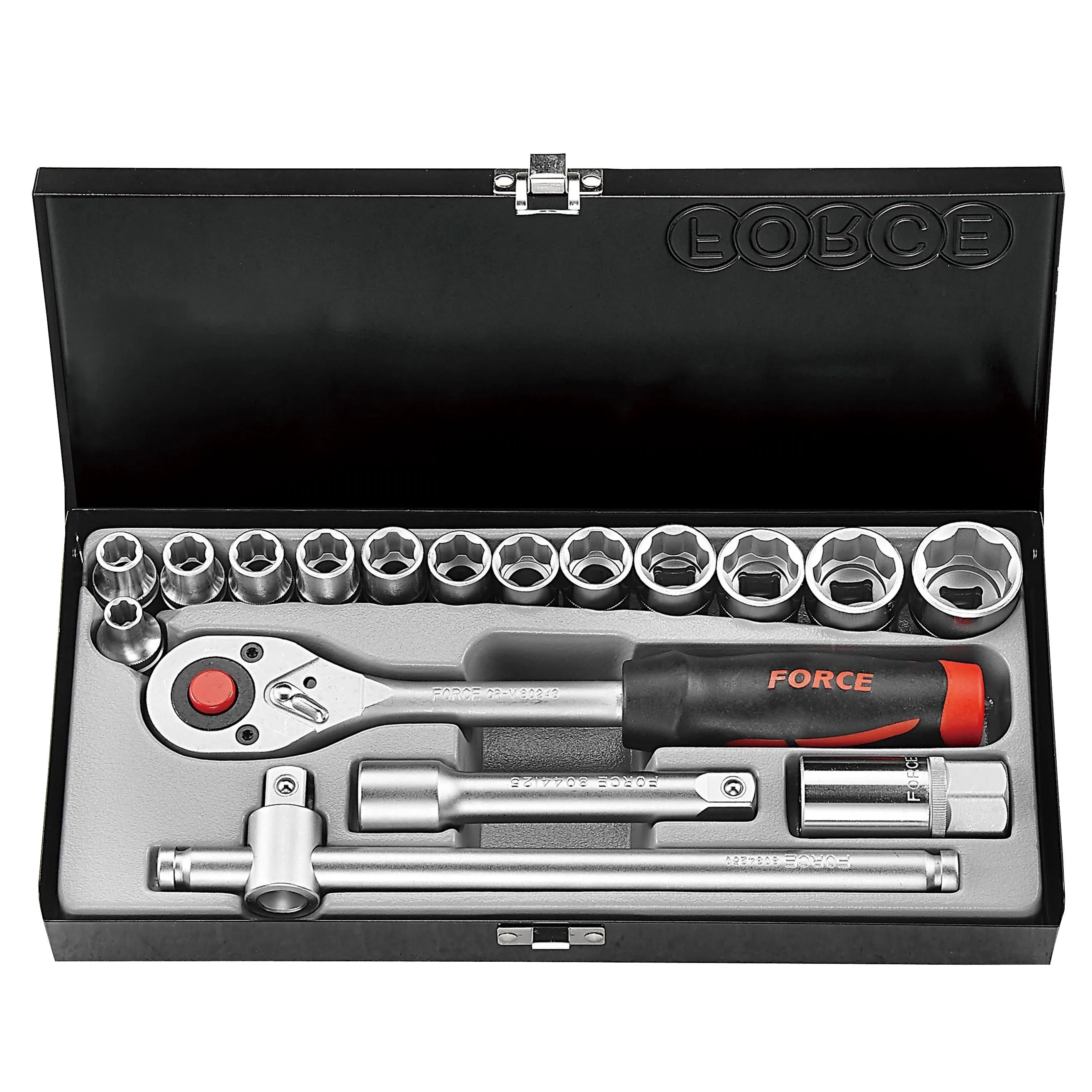 Jgo. dados []1/2"   8-26 mm. (4173-05-01 00:00:00) - FORCE