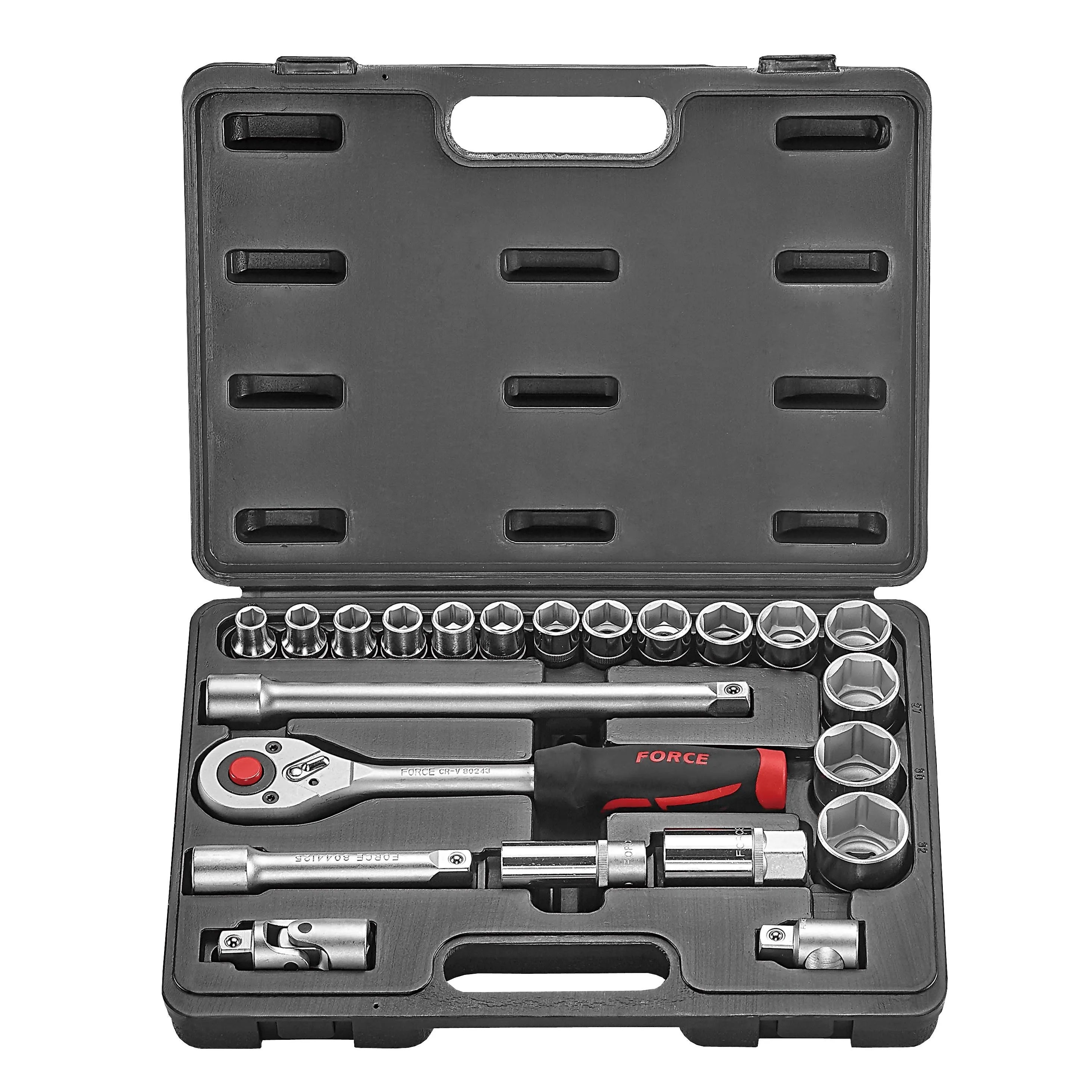 Jgo. dados []1/2" 10-32 mm. (4223-7) - FORCE