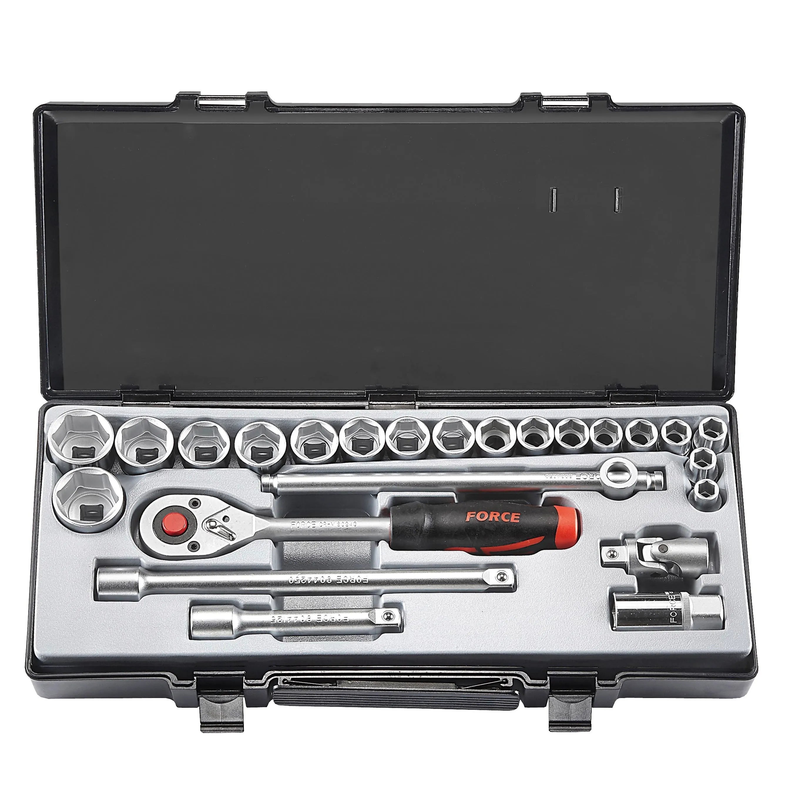 Jgo. dados []1/2" 10-32 mm. (4246-05-01 00:00:00) - FORCE