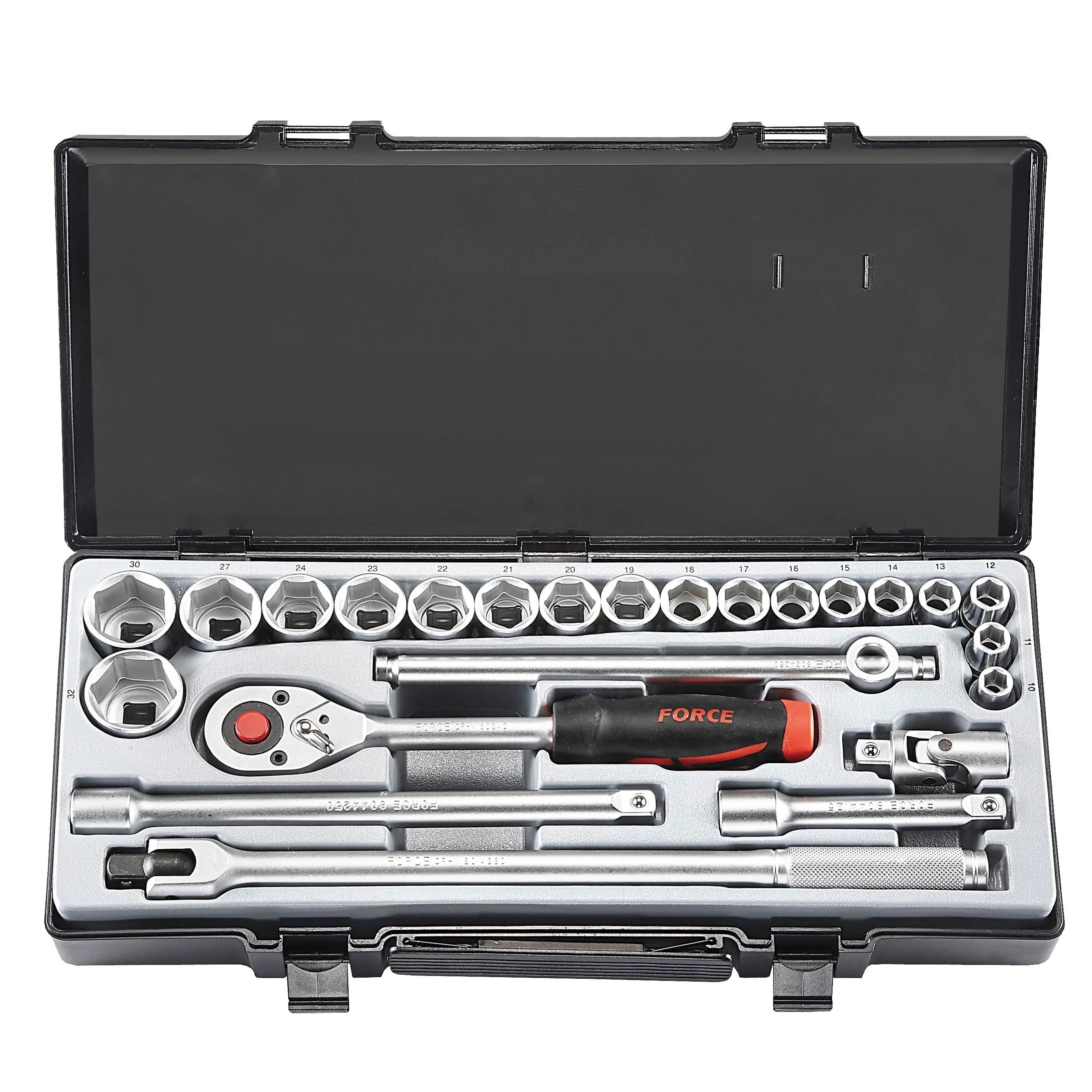 Jgo. dados []1/2" 10-32 mm. (4243-05-01 00:00:00) - FORCE