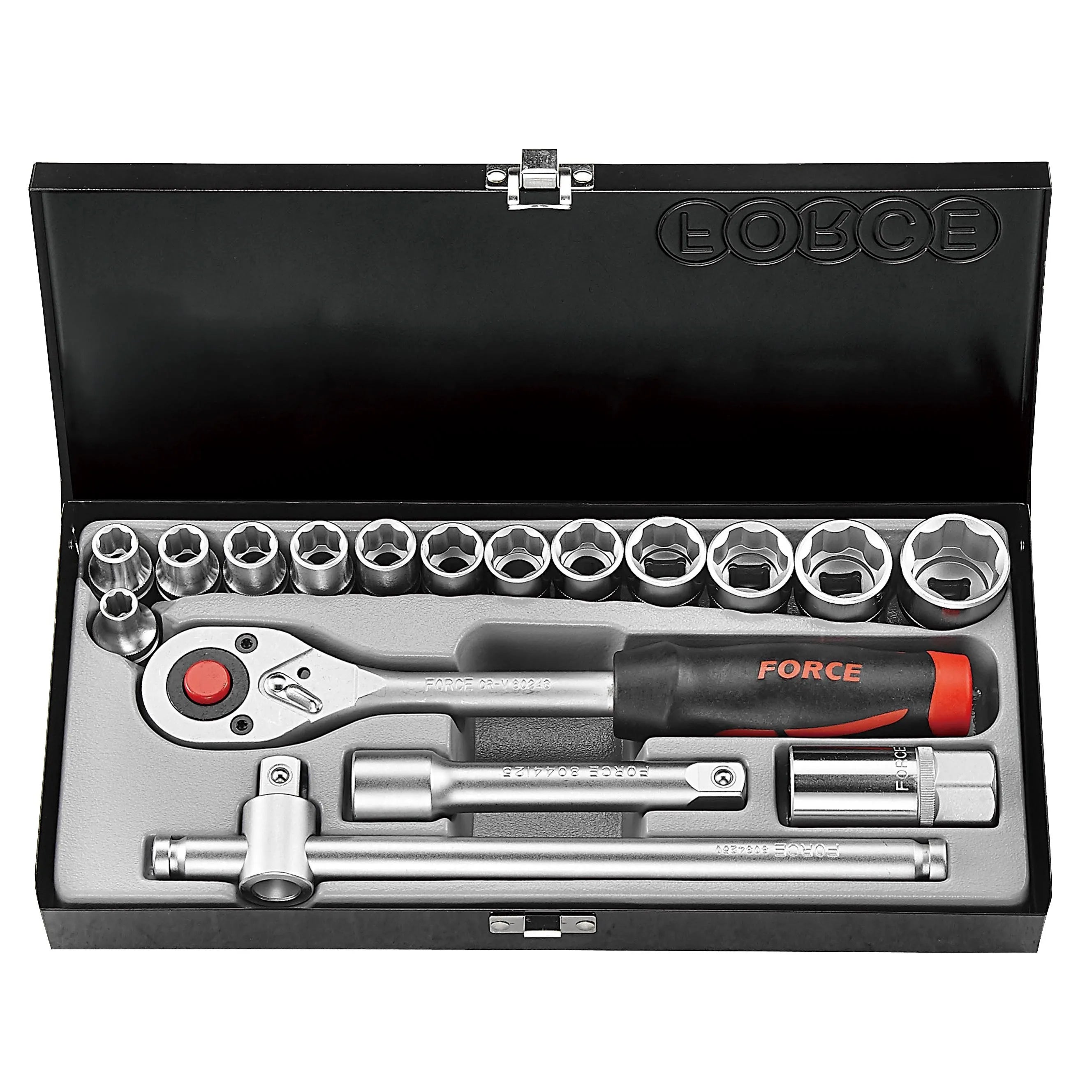 Jgo. dados []1/2"  5/16"-1" (4173s-5) - FORCE