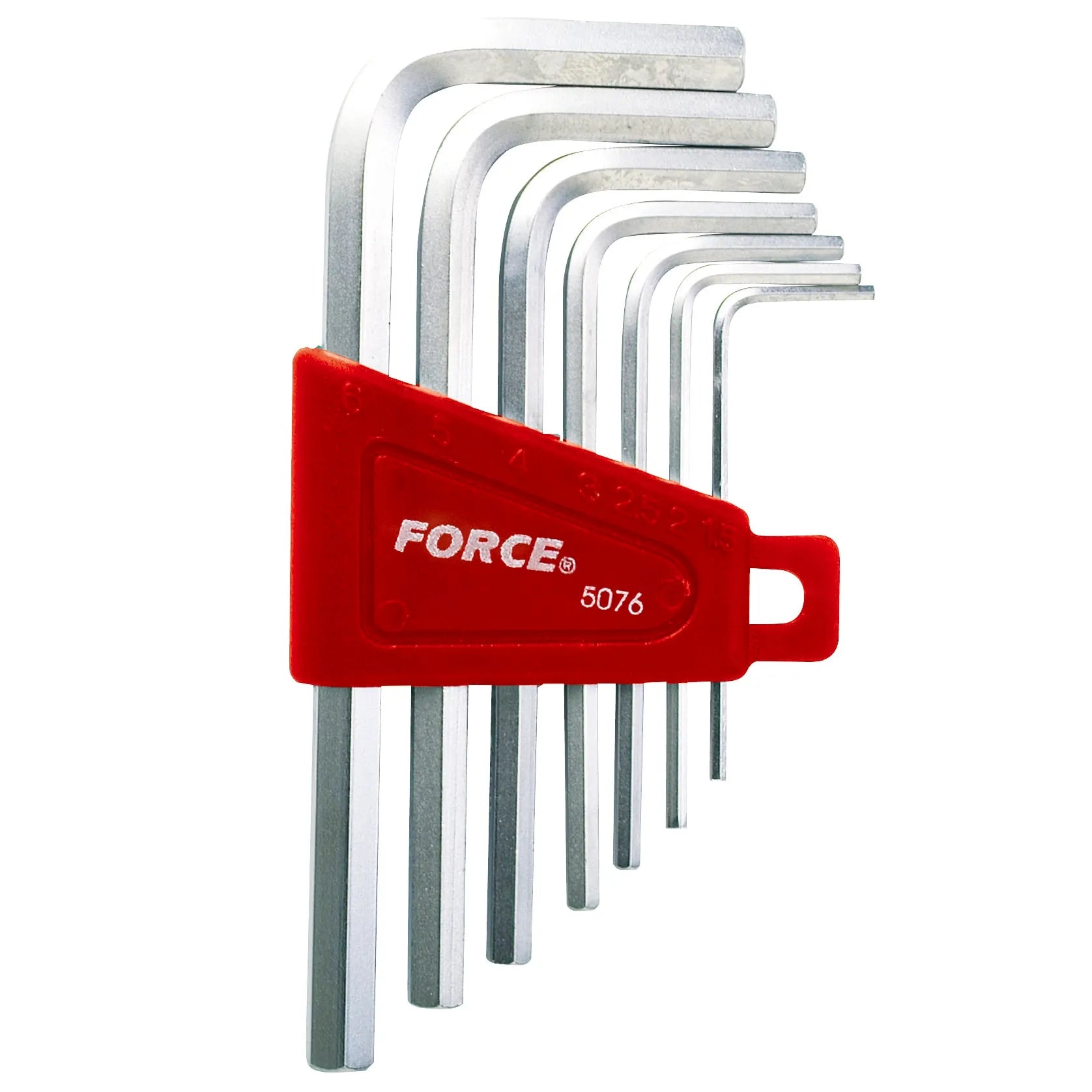 Jgo. llaves allen  1/16"-3/8", 9 pzas. (5093s) - FORCE