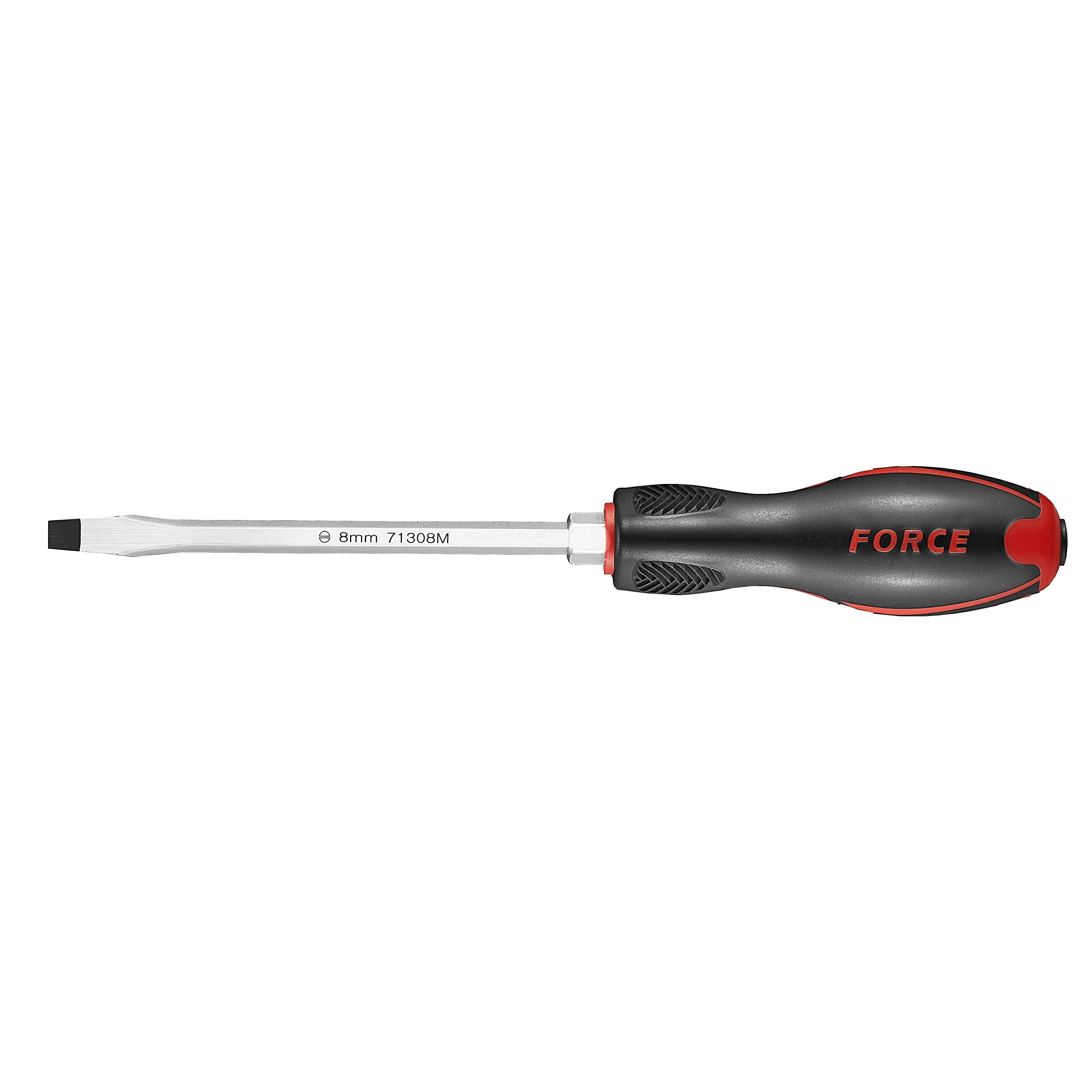 Destornillador plano de 8.0x150 mm. (71308m) - FORCE