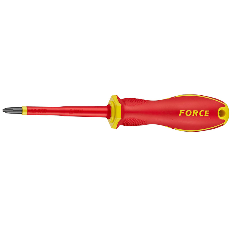 Destornillador cruz #0x60 mm. 1000v (712n0) - FORCE