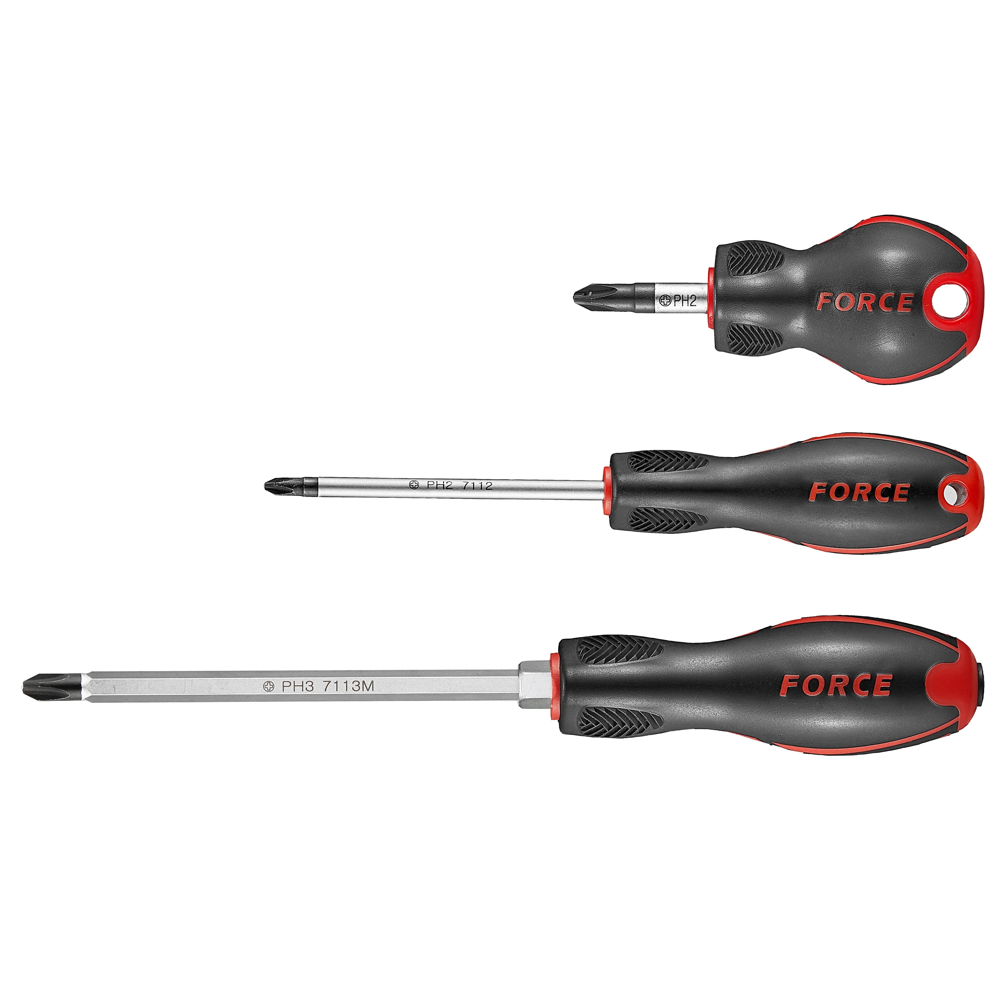 Destornillador cruz pozidriv #3x150 mm. (7123b) - FORCE