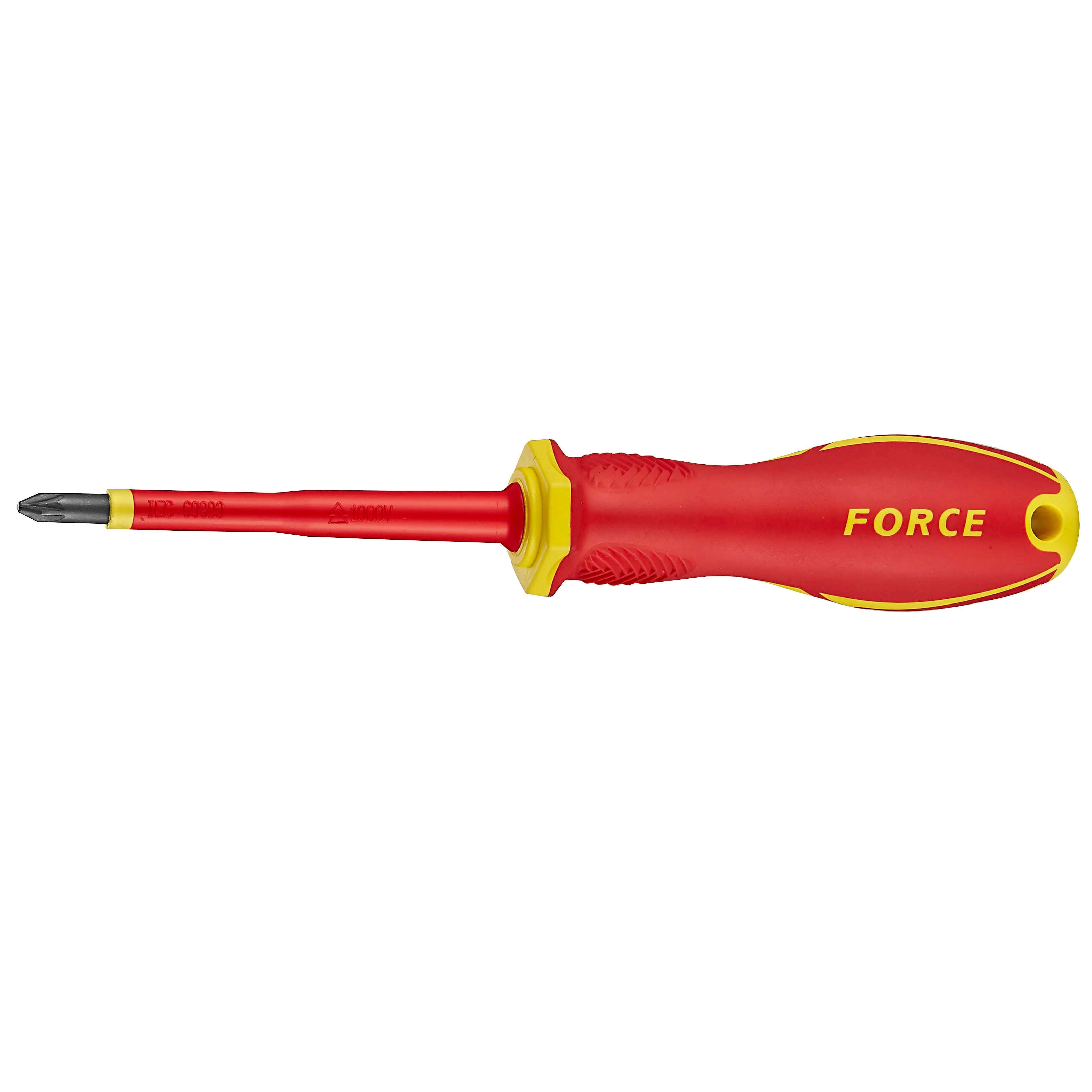 Destornillador cruz pozi #1x80 mm. 1000v (712n1) - FORCE