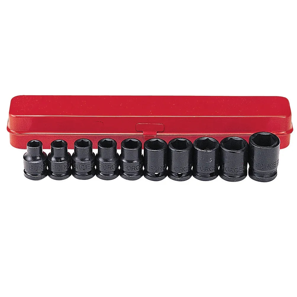 Jgo. dados impacto 1/2 de 3/8 a 15/16 (4109s) - FORCE