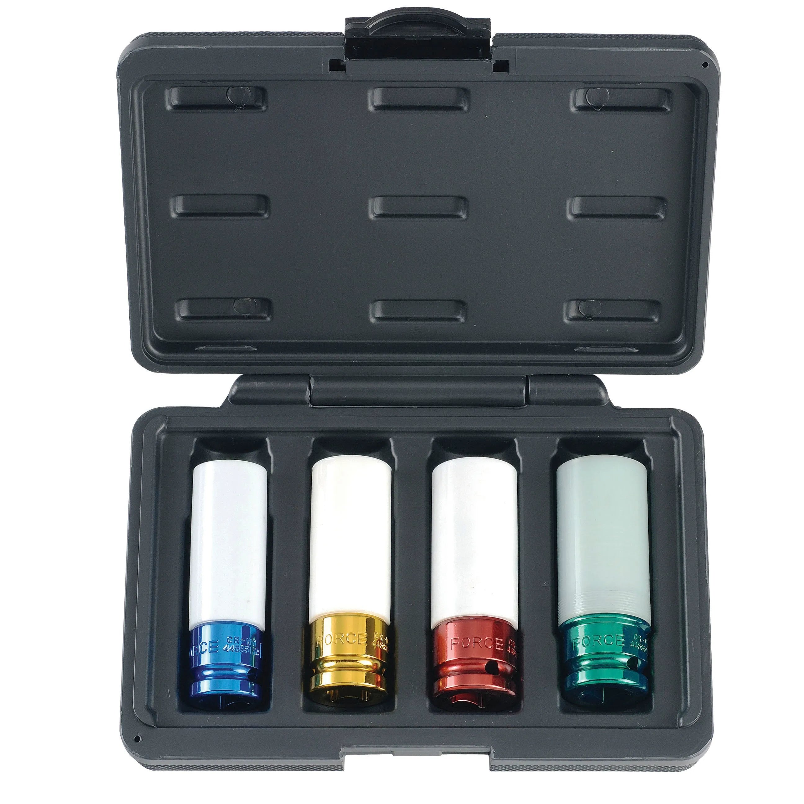 Jgo. dados impacto largos []1/2" p/llantas (4046) - FORCE