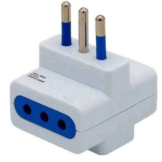 Macho triple 10 aª  2p + t  blanco (8630357) - ARTICULOS ELECTRICOS