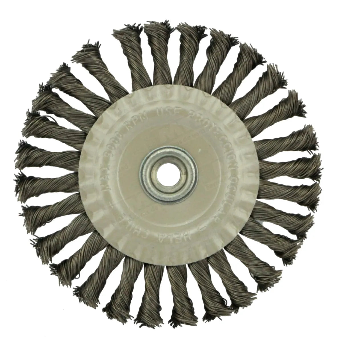 Grata circular 6"  ac.trenz. eje 1/2" (62-z-60) - HELA