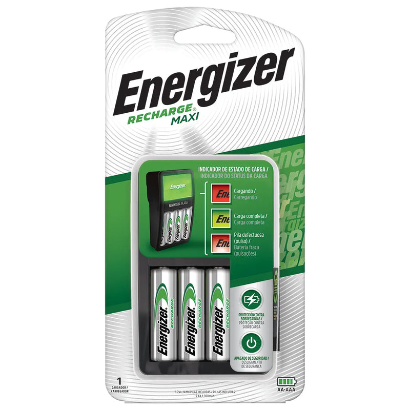Cargador pilas maxi bw 1300 mah #chvcm4 (929810) - ENERGIZER
